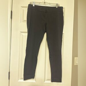 LOFT Black Julie Knit Pants, size 12